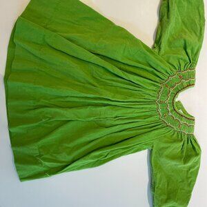 Smocked Christmas Dress by Petit Ami